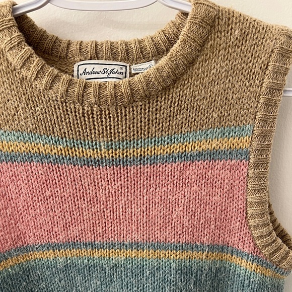 Vintage Andrew St. John top Size Large - Picture 3 of 6